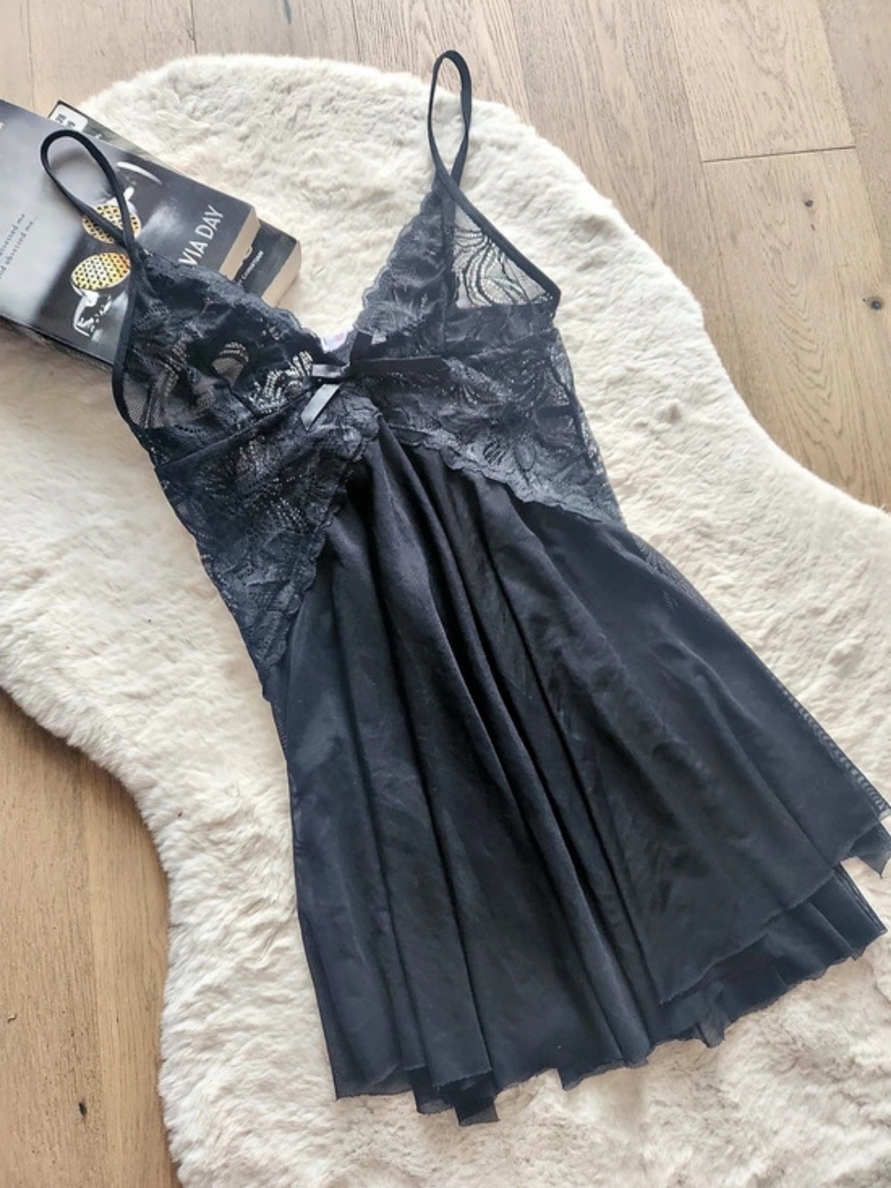 Black Lace Chemise